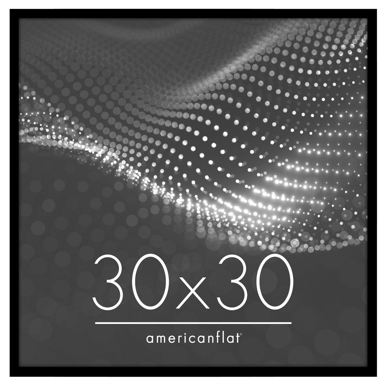 Americanflat Poster Frame - Perfect Frame for Photos and Artwork - Large Picture Frame - Polished Plexiglass - Hanging Hardware with Horizontal and Vertical Display